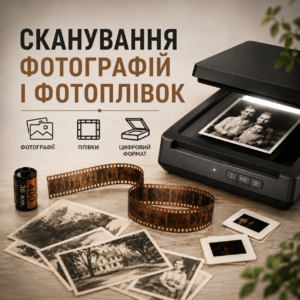 Сканування та оцифрування фотографій та фотоплівки — Харків та Україна Lakoma